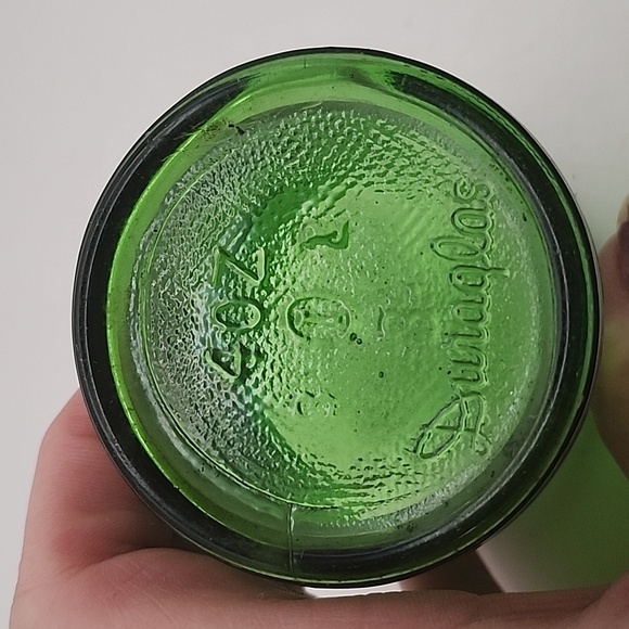 Vintage 4 oz Duraglass Green Jar 3" - Picture 8 of 9